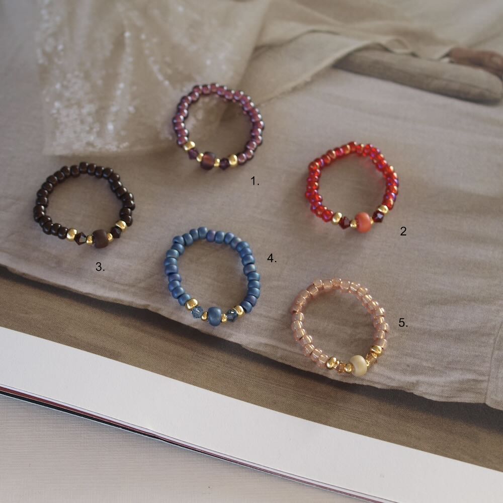 widaro ring beads colours (kies je kleur)