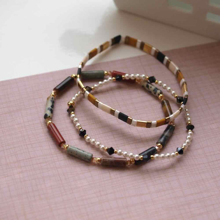 widaro armband tila naturel/black