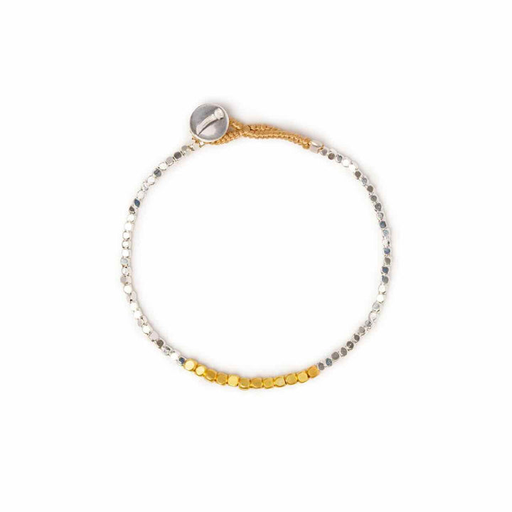 ibu jewels armband peggy silver/gold