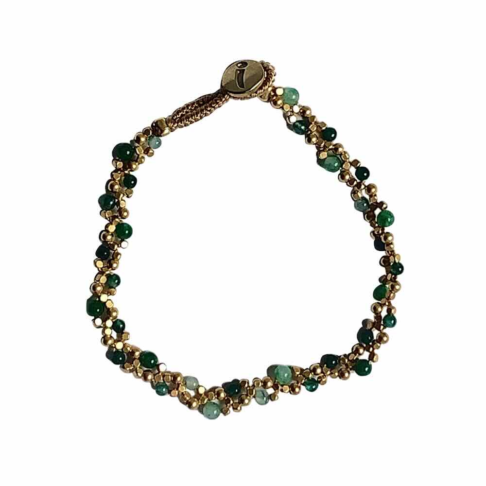 ibu jewels armband peggy stone lace green jade