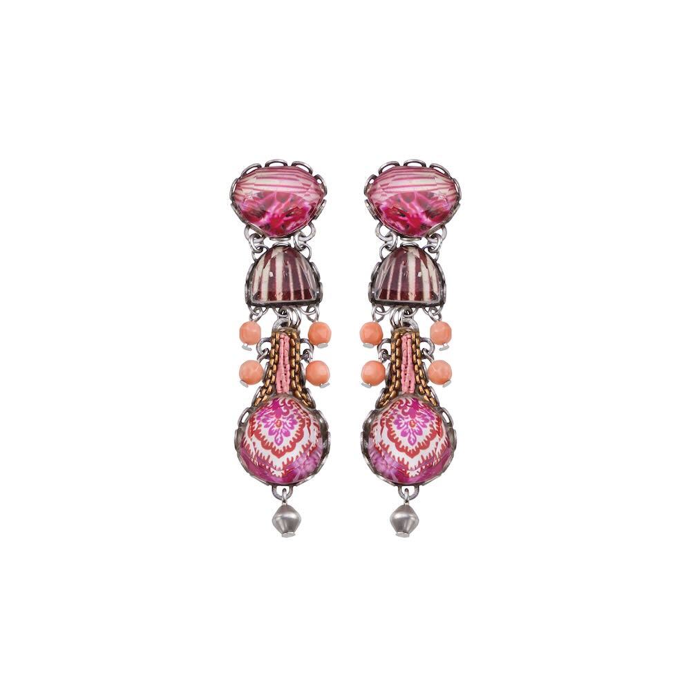 Ayala Bar oorbellen Rose Embrace R2226