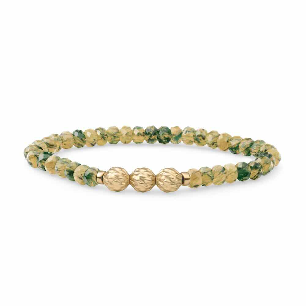 sparkling jewels armband hidden gem green jade fuse
