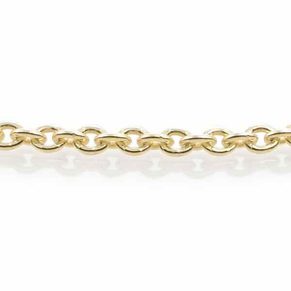 sparkling jewels ketting anker chain gold