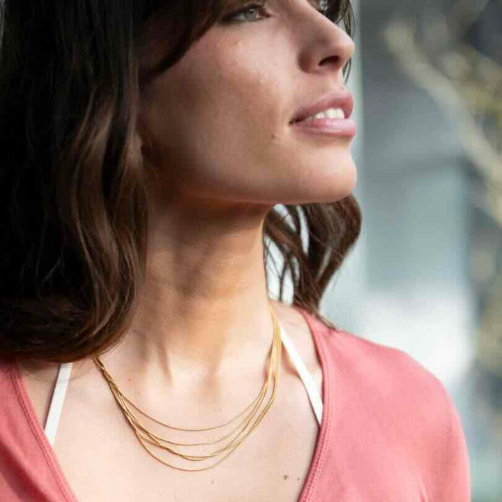 Ellen Beekmans ketting multi layer