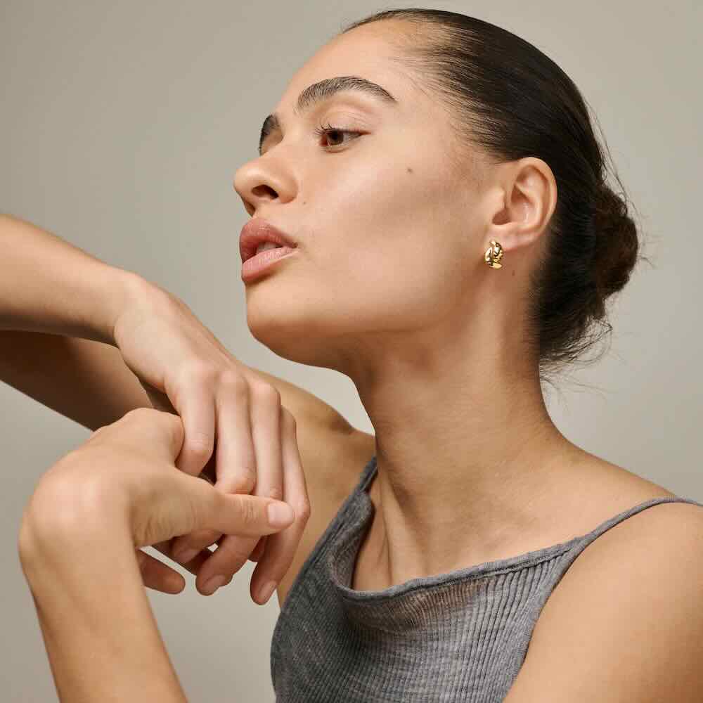 Enamel oorbellen Tova