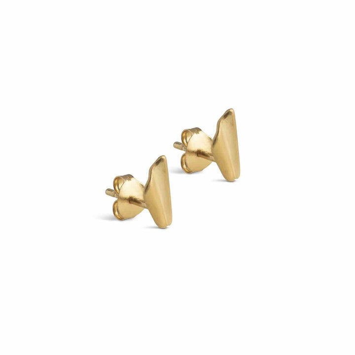 enamel oorbellen wave leaf