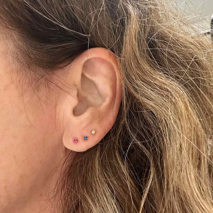 karma oorstekers zirconia (kies je kleur)