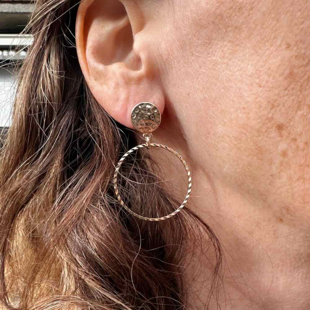 widaro oorbellen golden roundies