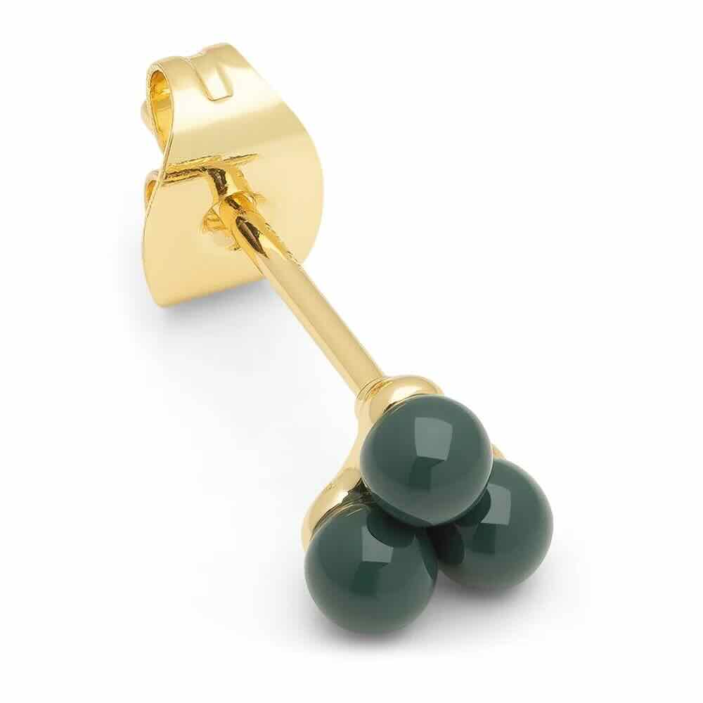 lulu copenhagen oorbel trio north sea green (1stuk)