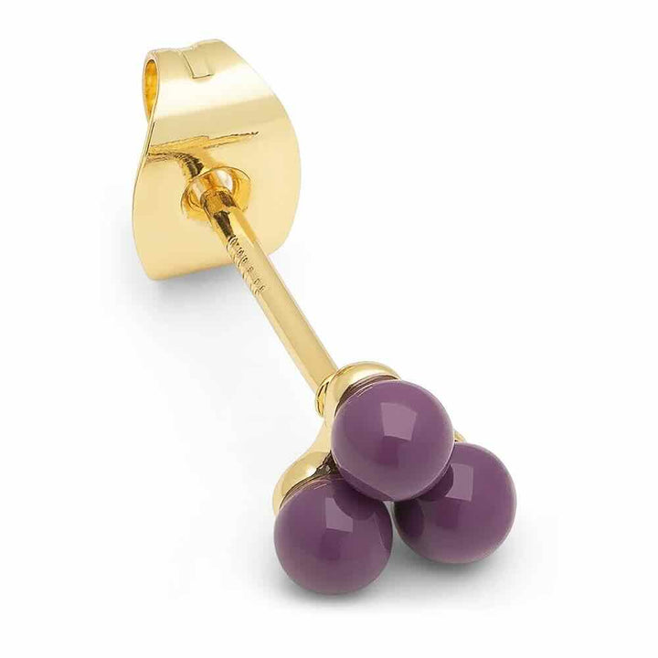 lulu copenhagen oorbel trio purple harvest (1stuk)