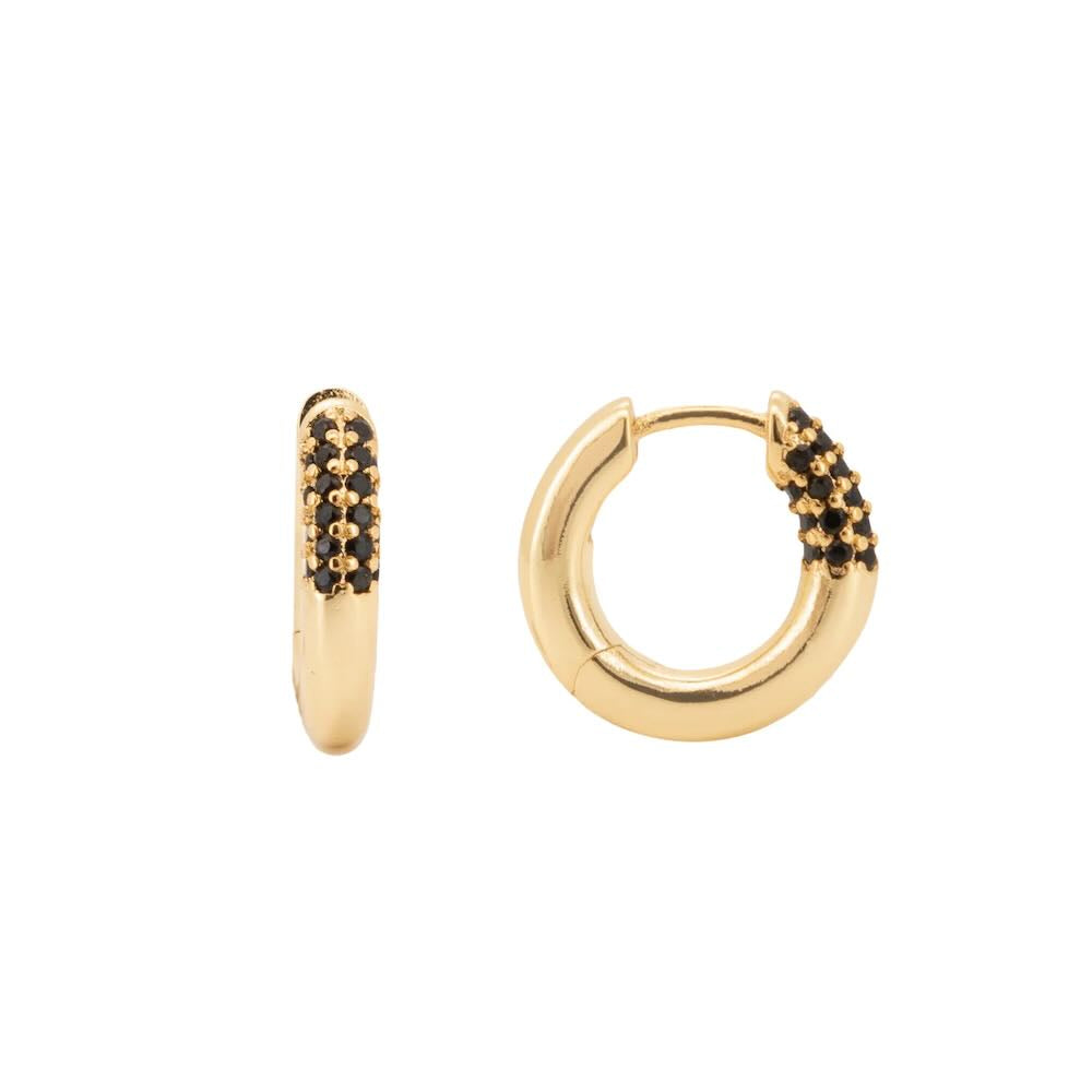 a new day amsterdam accent small hoops black