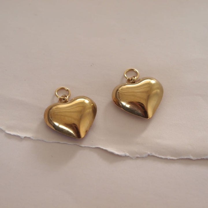 bedels heart with sparkles (kies je kleur)