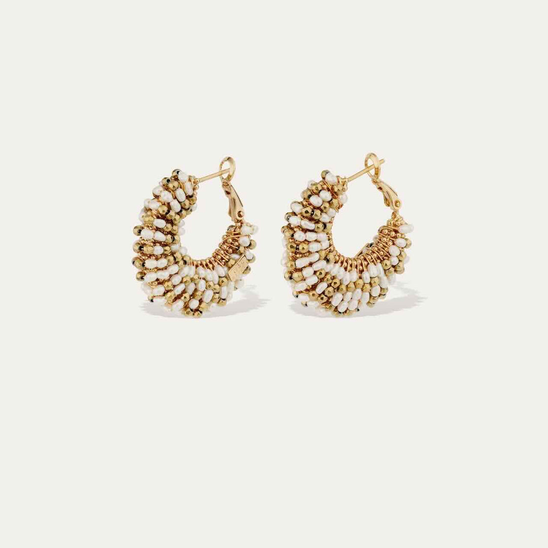 gas bijoux oorbellen izzia mother of pearl