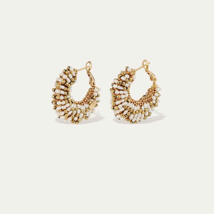 gas bijoux oorbellen izzia mother of pearl