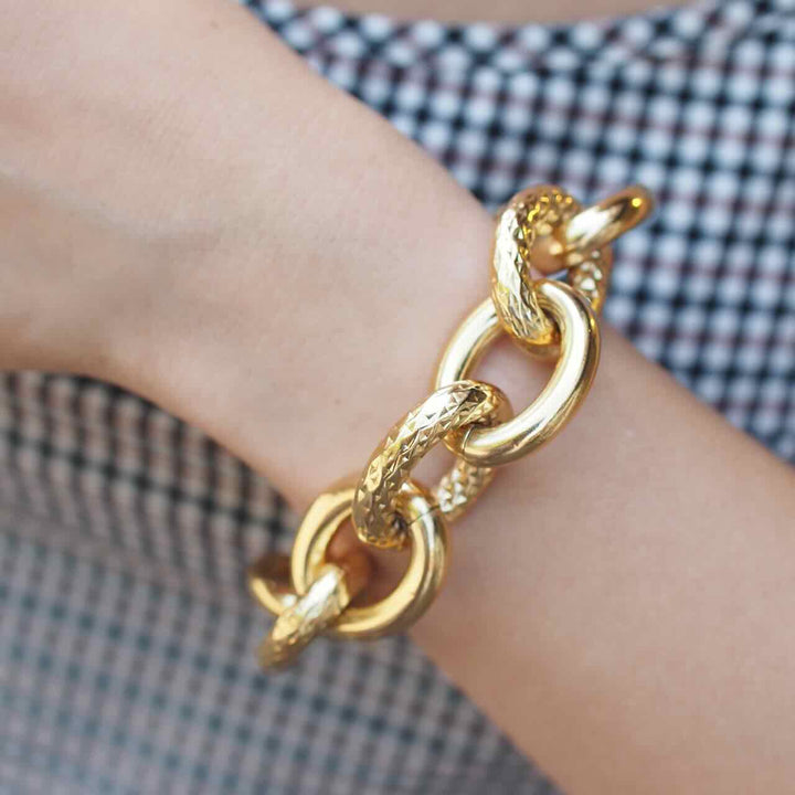 souvenirs de pomme armband amalia chain gold