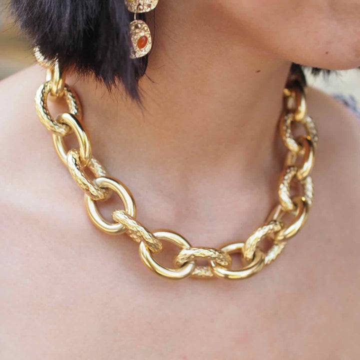 souvenirs de pomme ketting amalia chain gold