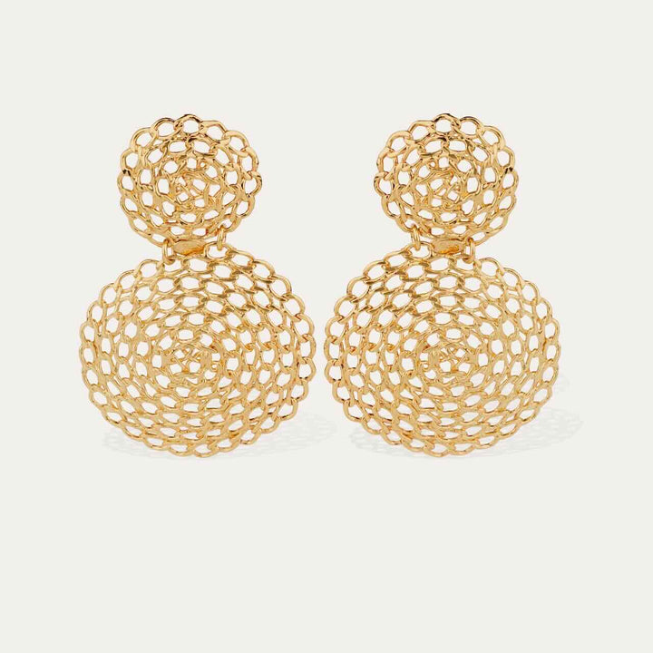 Gas bijoux oorbellen Onde gourmette