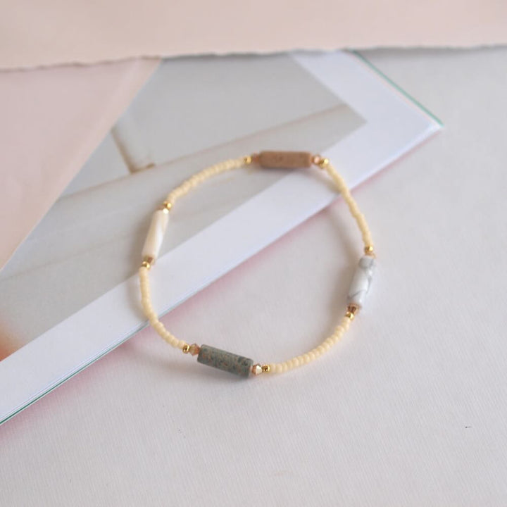 widaro armband naturel & stones