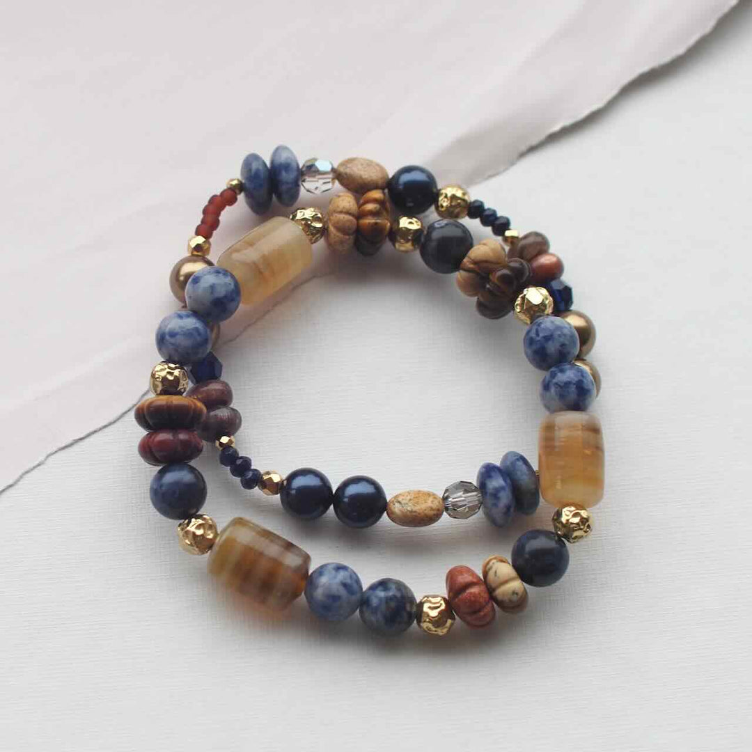 widaro armband blue brown (kies je soort)