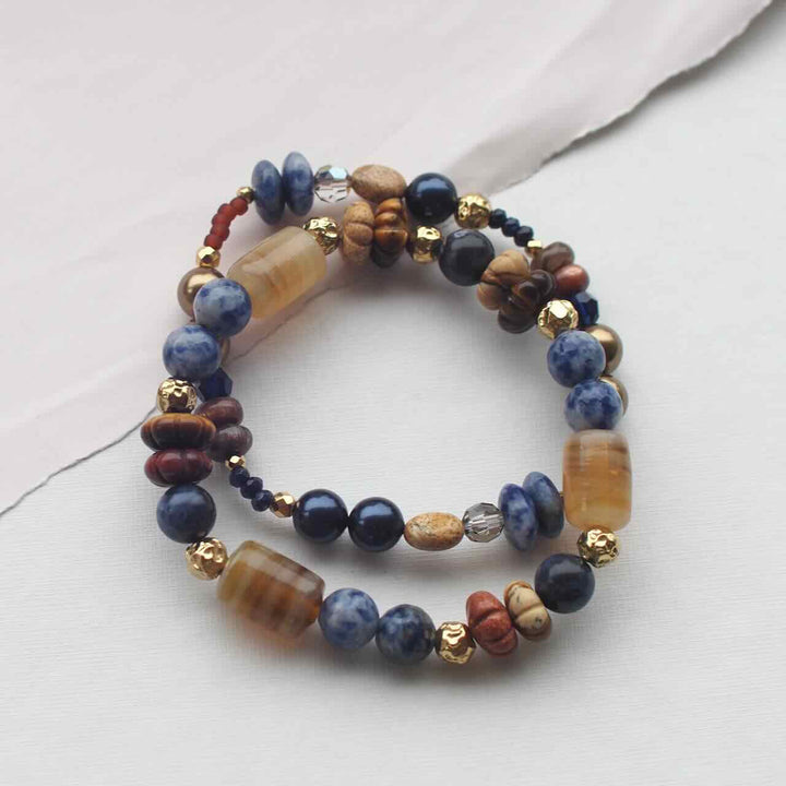 widaro armband blue brown (kies je soort)