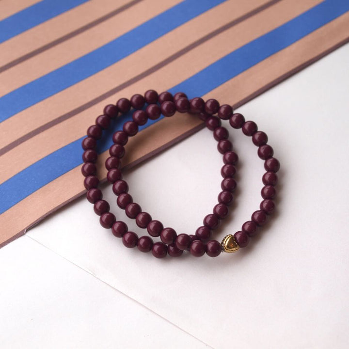 widaro armband burgundy brown