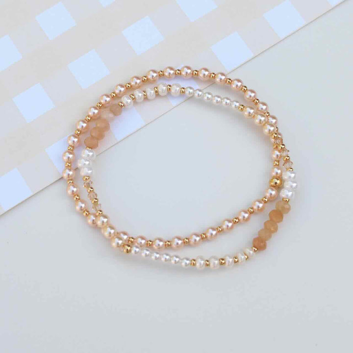 widaro armband beige cream