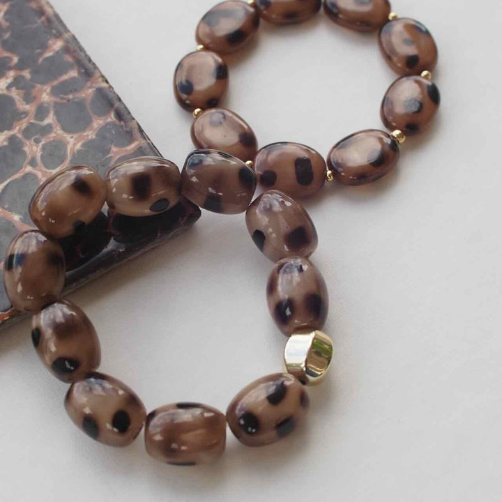 widaro armband brown dots (kies je soort)