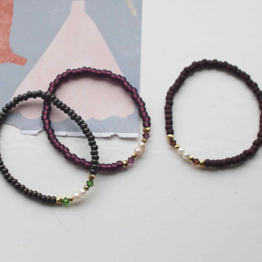 widaro armband fall pearl (kies je kleur)