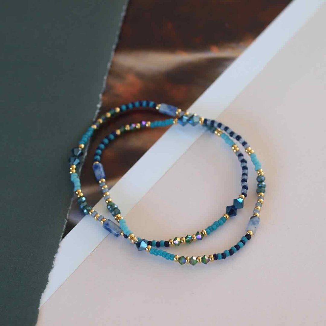 widaro armband mix blue azure