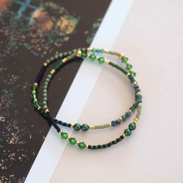 widaro armband green black