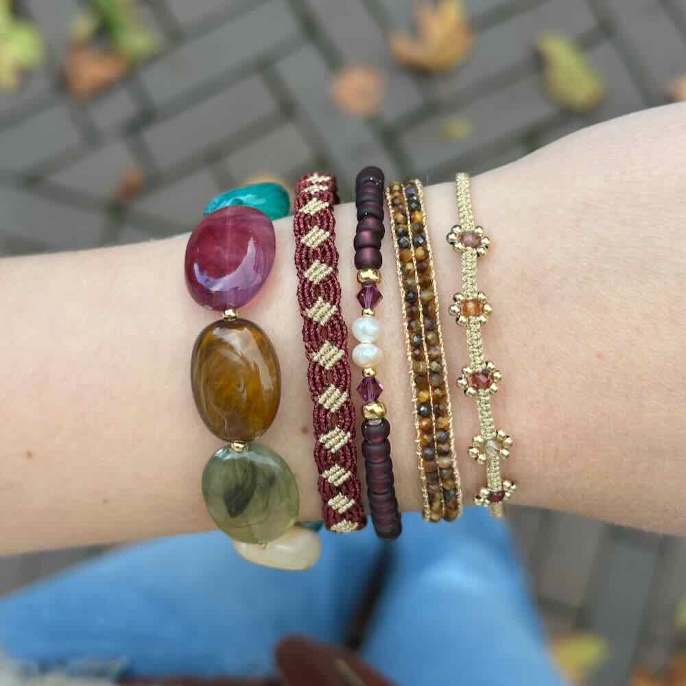 widaro armband oval fall colours