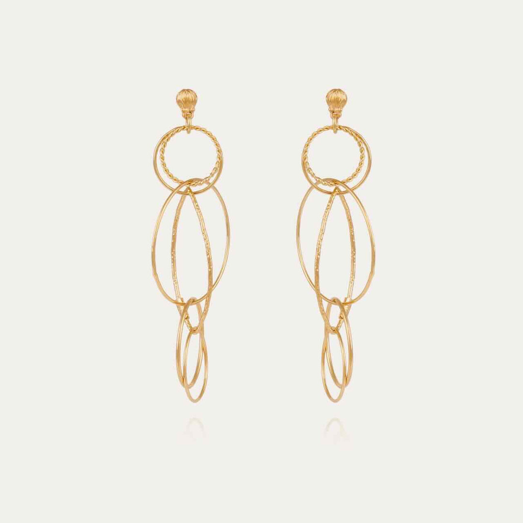 Gas bijoux oorbellen multi torsade small size