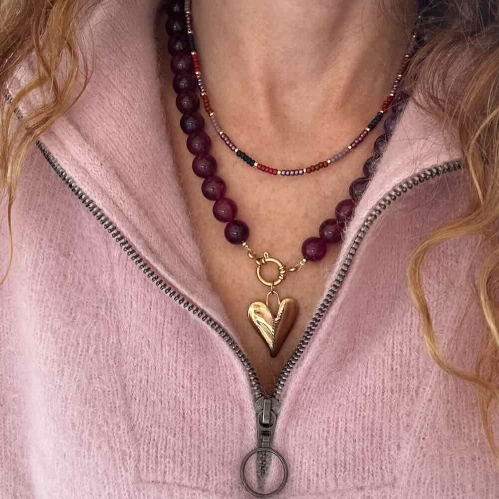 widaro ketting aubergine purple