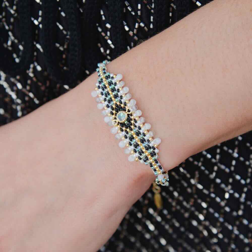 Hipanema armband Azora noir