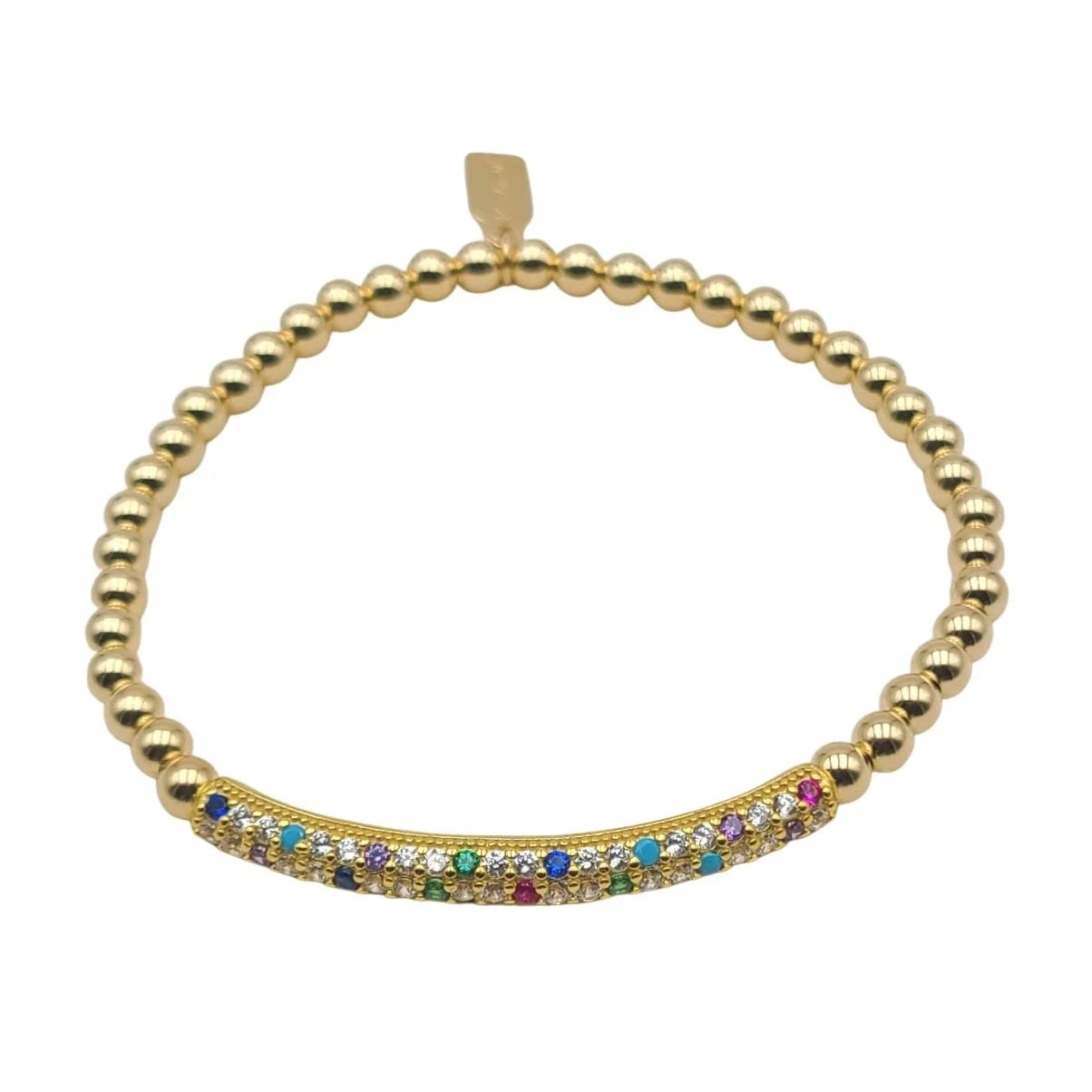 pscallme armband bar multi gold