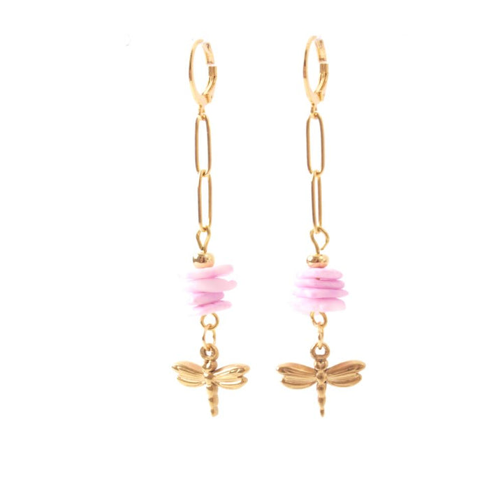 widaro oorbellen beachy soft lila