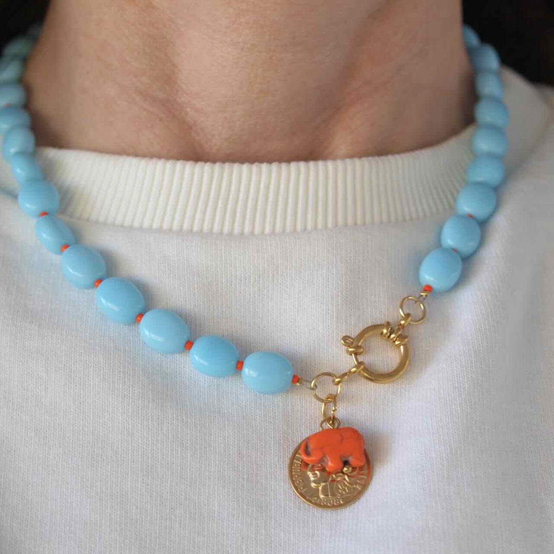 widaro ketting beads and charms (kies je kleur)