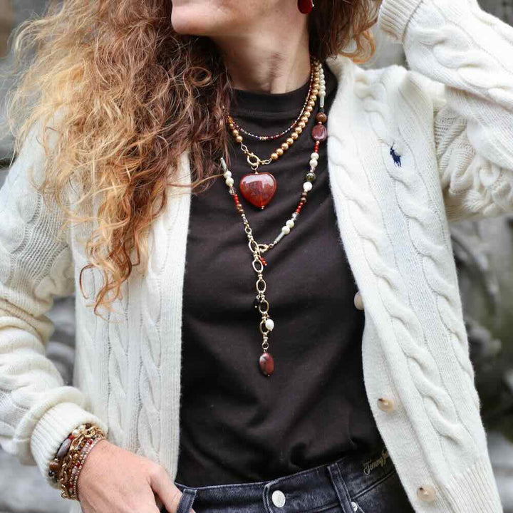 widaro parelketting gold 8mm