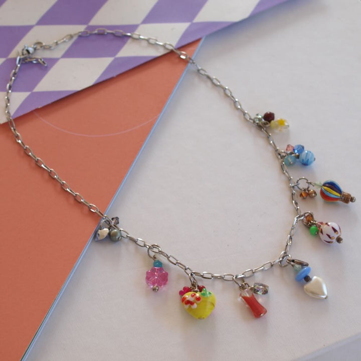 widaro ketting love the colours silver