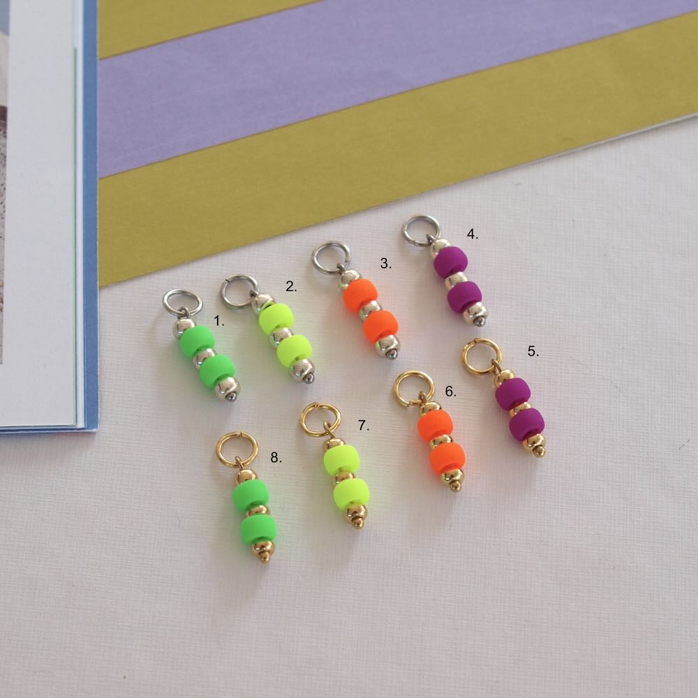 bedels neon beads (kies je kleur)