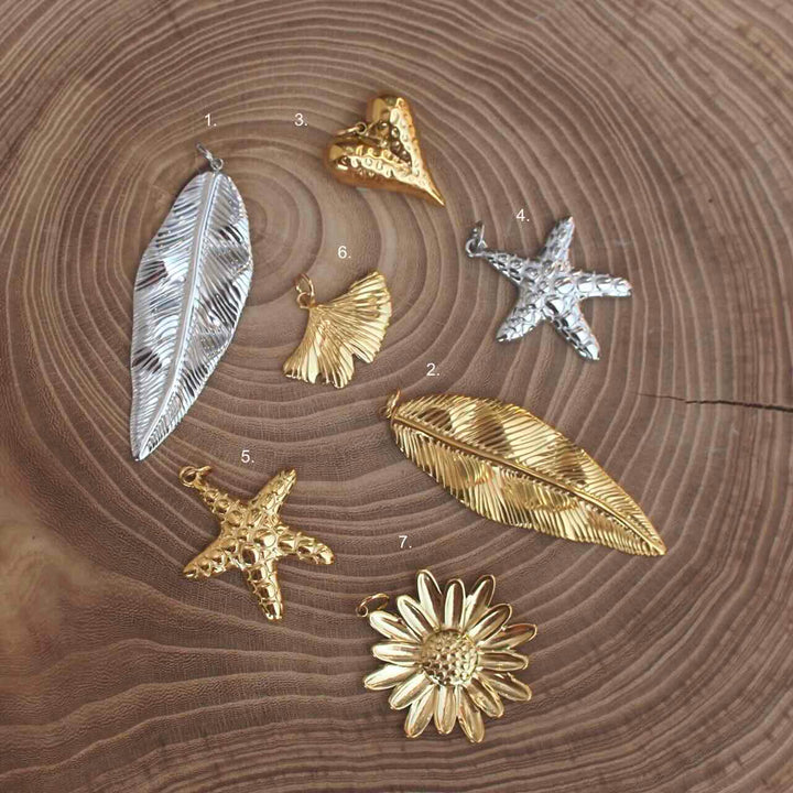 bedels mix of gold and silver charms