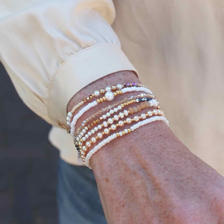 widaro armband beige cream