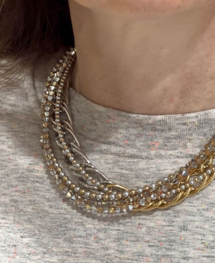 souvenirs de pomme ketting small snake bicolor