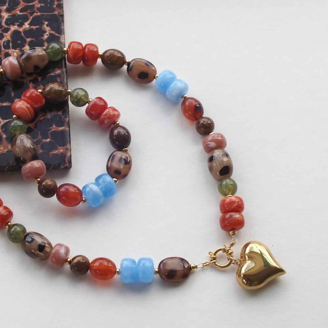 widaro ketting big blue brown
