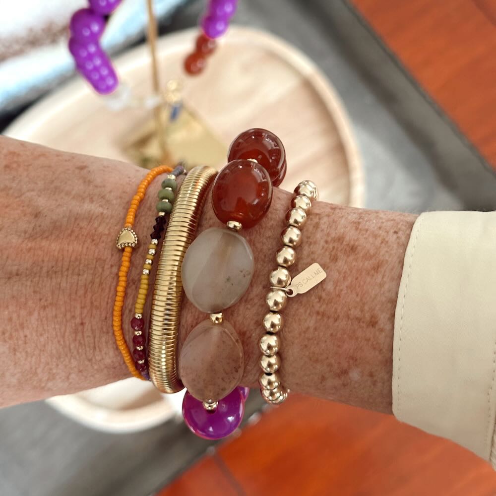 widaro armband colour with a heart (kies je soort)