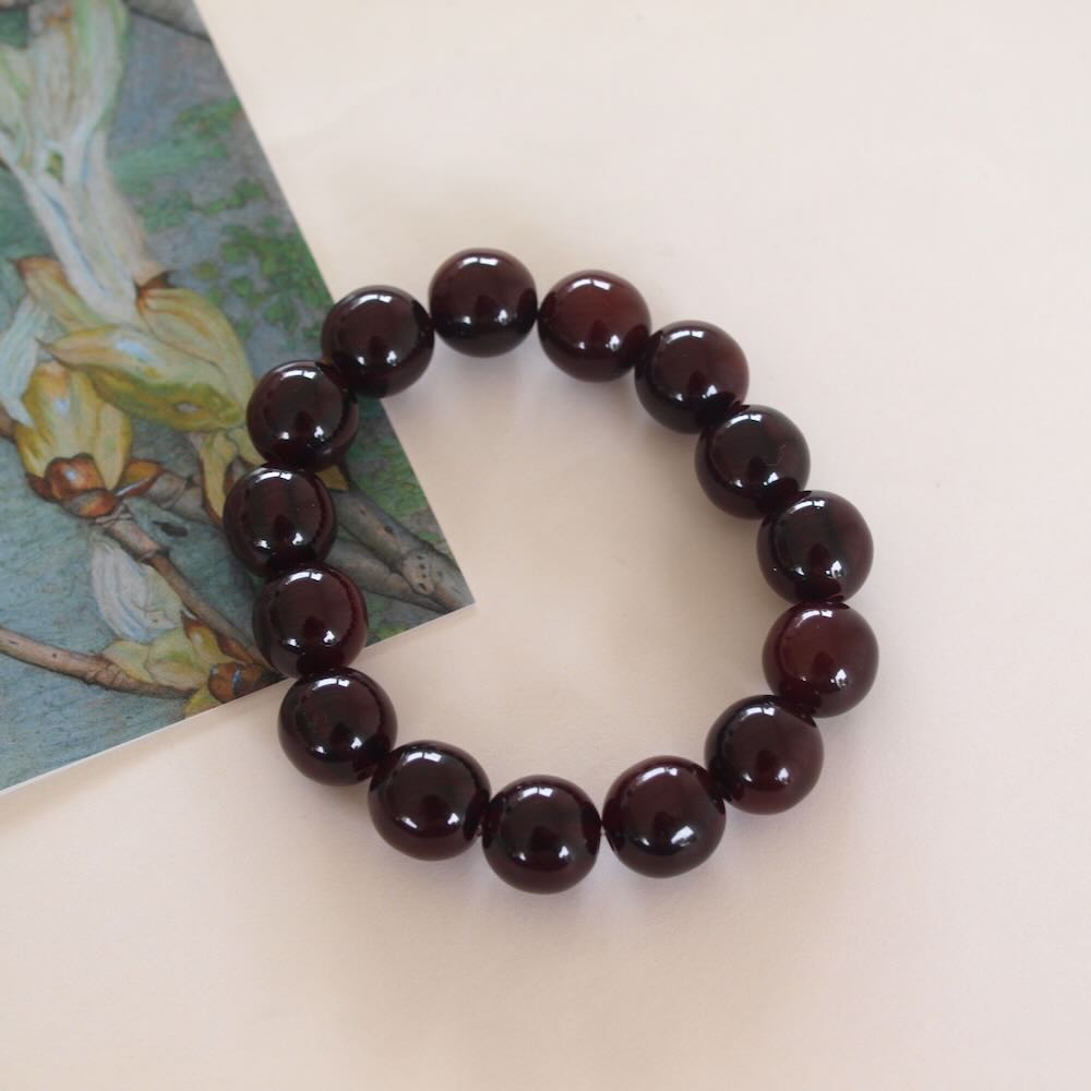 widaro armband big brown/burgundy/purple gold