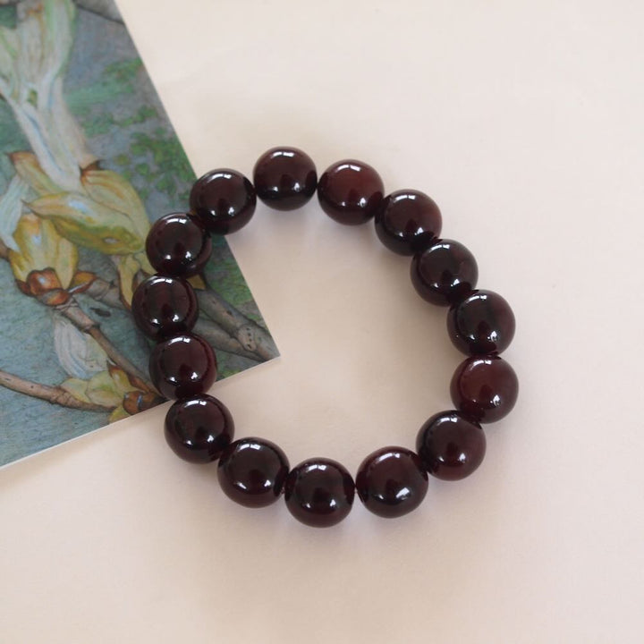 widaro armband big brown/burgundy/purple gold