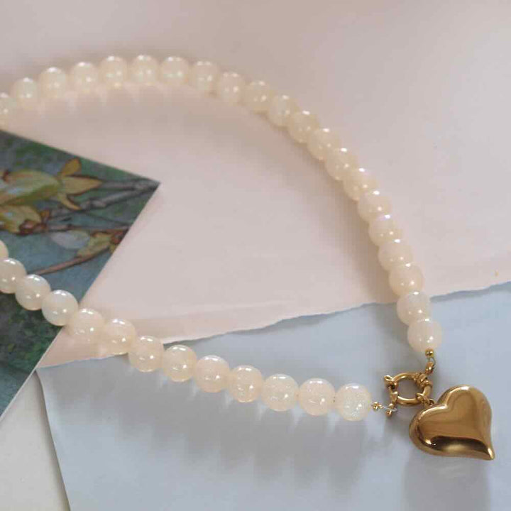 widaro ketting big cream sparkle