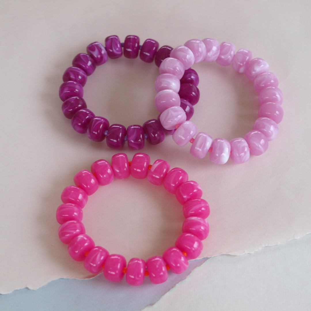 widaro armband big fuchsia/purple (kies je kleur)