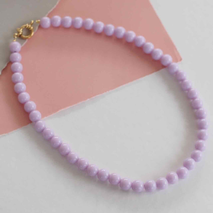 widaro ketting big round lila (kies je grootte)